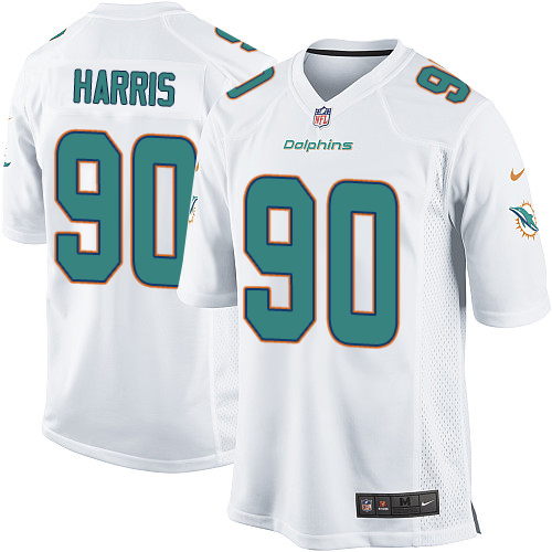Nike Dolphins #90 Charles Harris White Youth Stitched NFL Elite Jersey